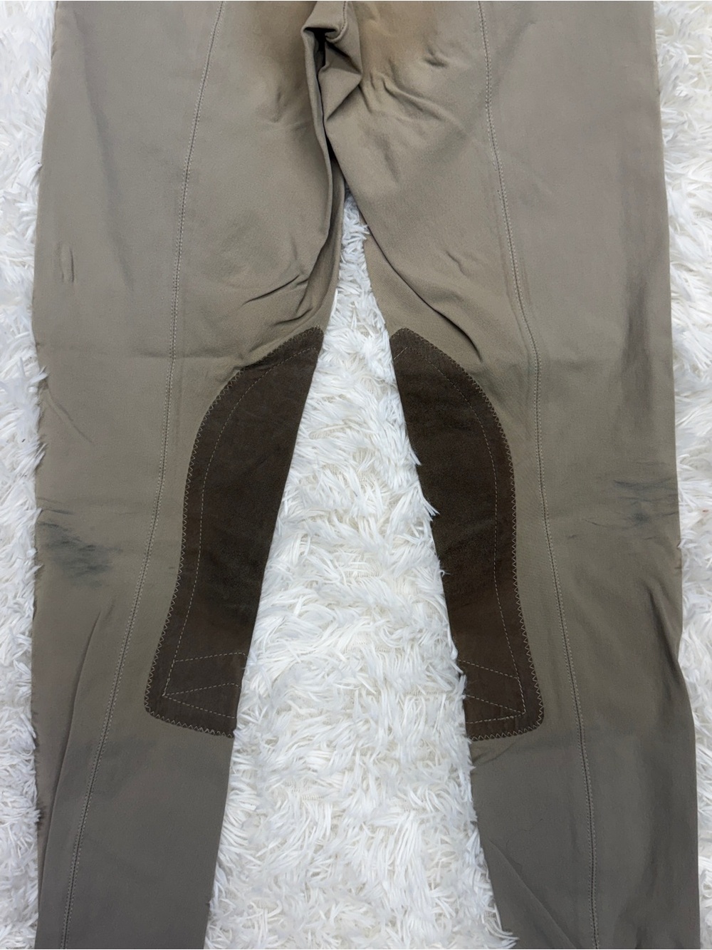 Women’s Size 26L Tan Tailored Sportsman Knee Patch Horseback Riding Breeches - Picture 5 of 7